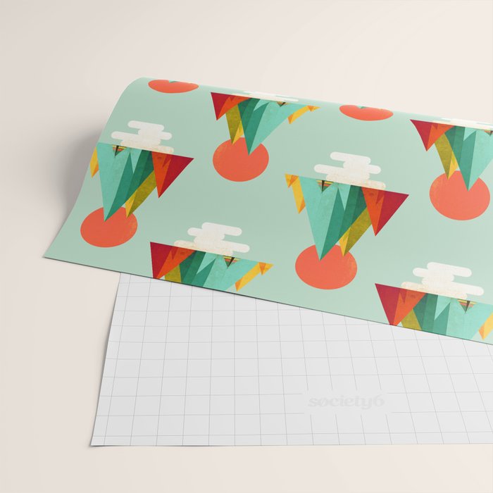 Little Geometric Tipi Wrapping Paper Gallery Image 2