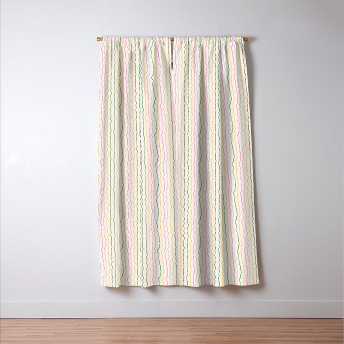 Rainbow Stripes Window Curtain Gallery Image 3