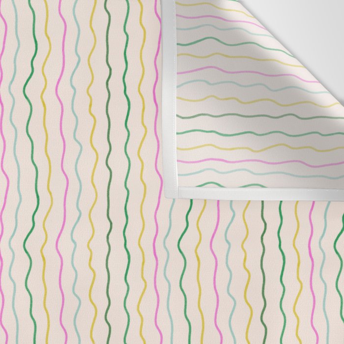 Rainbow Stripes Wall Tapestry Gallery Image 3