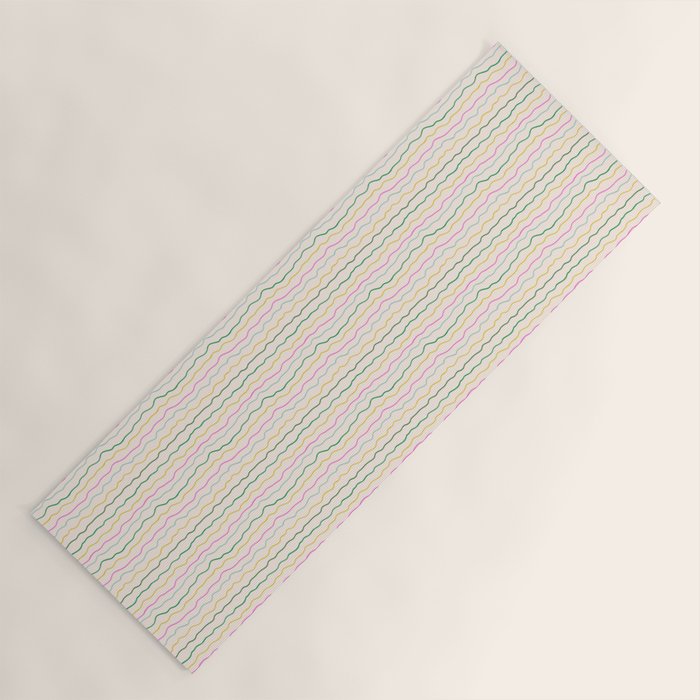 Rainbow Stripes Yoga Mat Gallery Image 1