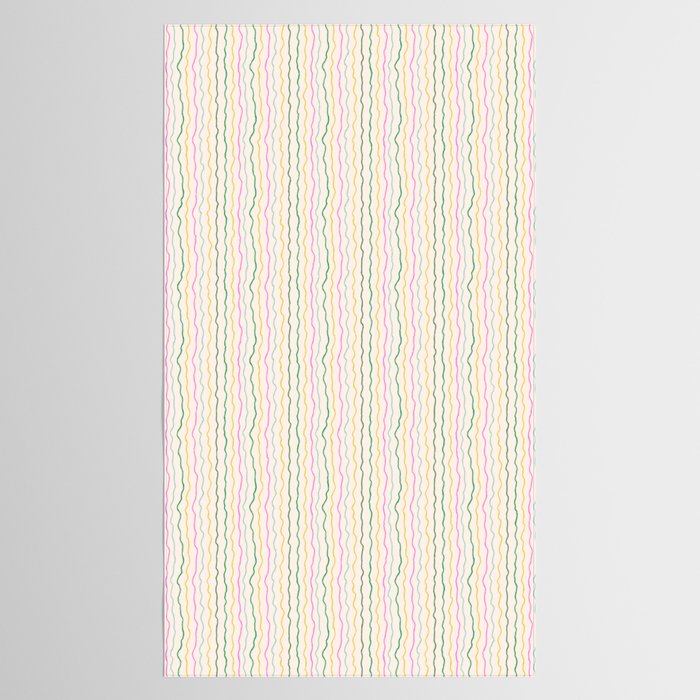 Rainbow Stripes Tablecloth Gallery Image 2