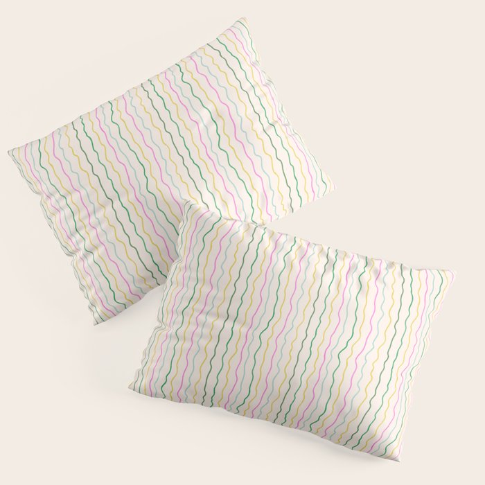 Rainbow Stripes Pillow Sham Gallery Image 3