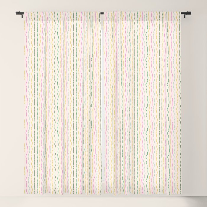 Rainbow Stripes Window Curtain Gallery Image 1