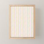 Rainbow Stripes Mini Art Print Gallery Image 1