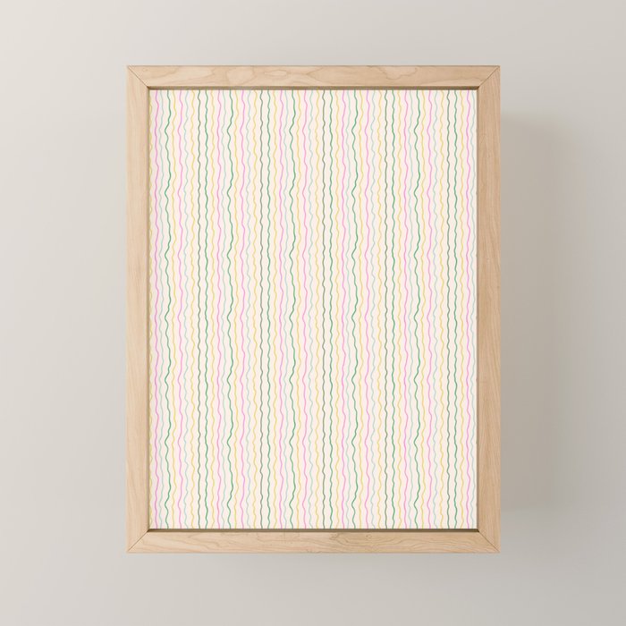 Rainbow Stripes Mini Art Print Gallery Image 1