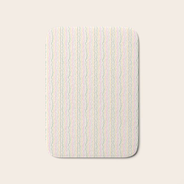 Rainbow Stripes Bath Mat Gallery Image 1