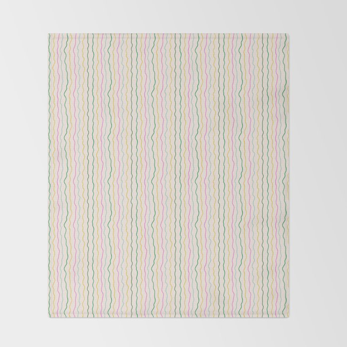 Rainbow Stripes Throw Blanket Gallery Image 2