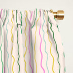 Rainbow Stripes Window Curtain Gallery Image 2