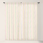 Rainbow Stripes Window Curtain Gallery Image 5