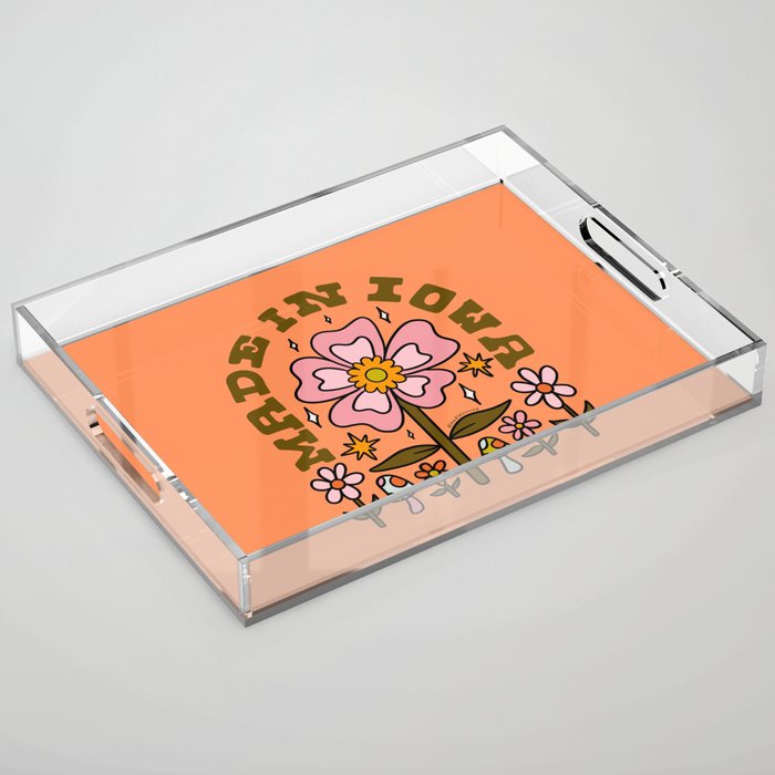 Made In Iowa Acrylic Tray Gallery Image 1
