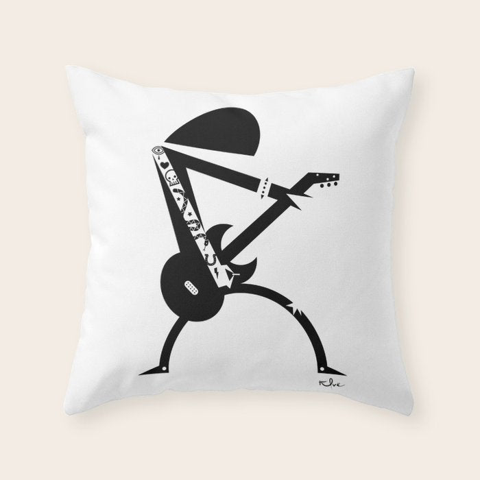 Punk Rocker Throw Pillow Gallery Image 6