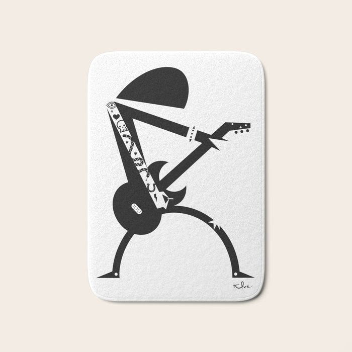 Punk Rocker Bath Mat Gallery Image 1