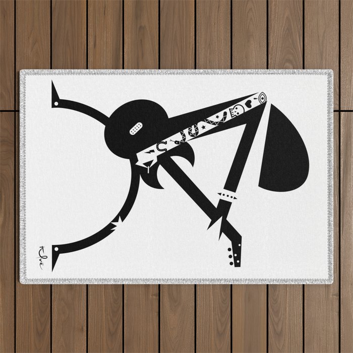 Punk Rocker Outdoor Rug Gallery Image 1