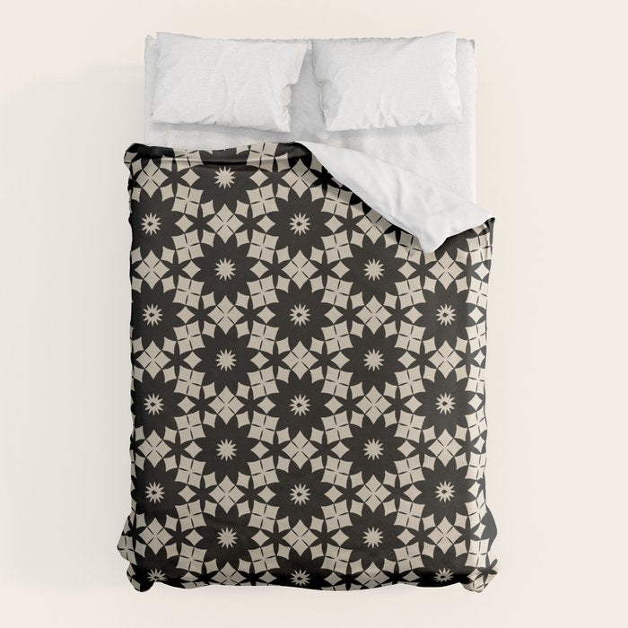 Intricate Geometric Floral Pattern Duvet Cover Gallery Image 6