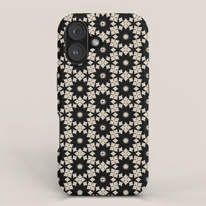Intricate Geometric Floral Pattern iPhone Case Gallery Image 1
