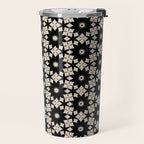 Intricate Geometric Floral Pattern Travel Mug Gallery Image 2