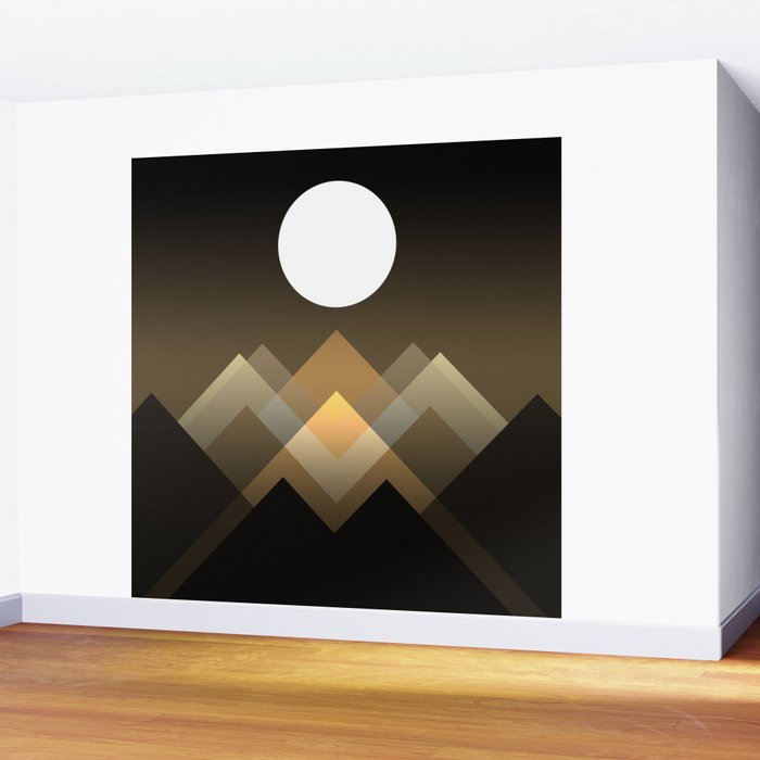 Path between hills Wall Mural Gallery Image 2