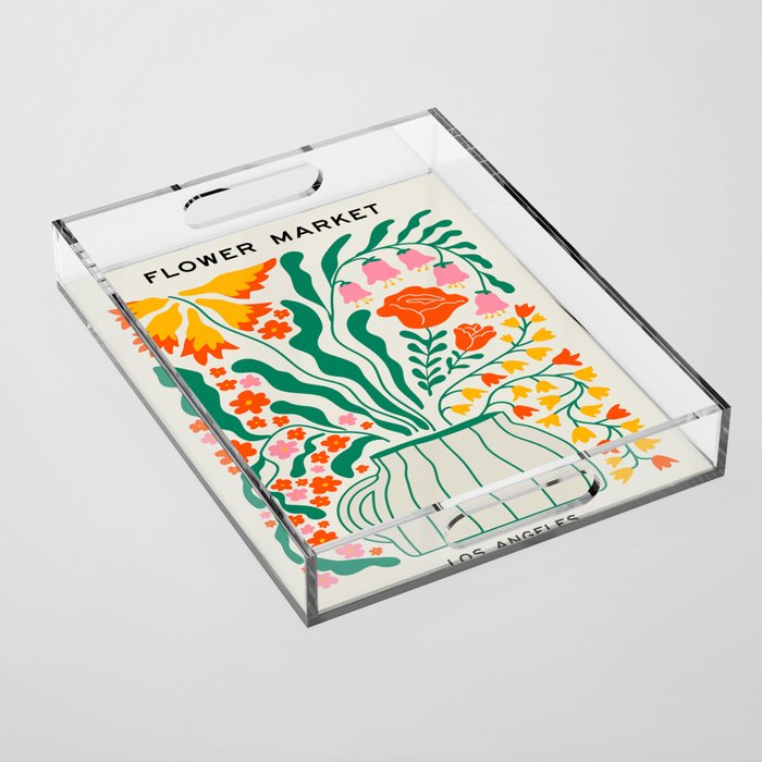 Flower Market 05: Los Angeles Acrylic Tray Gallery Image 1