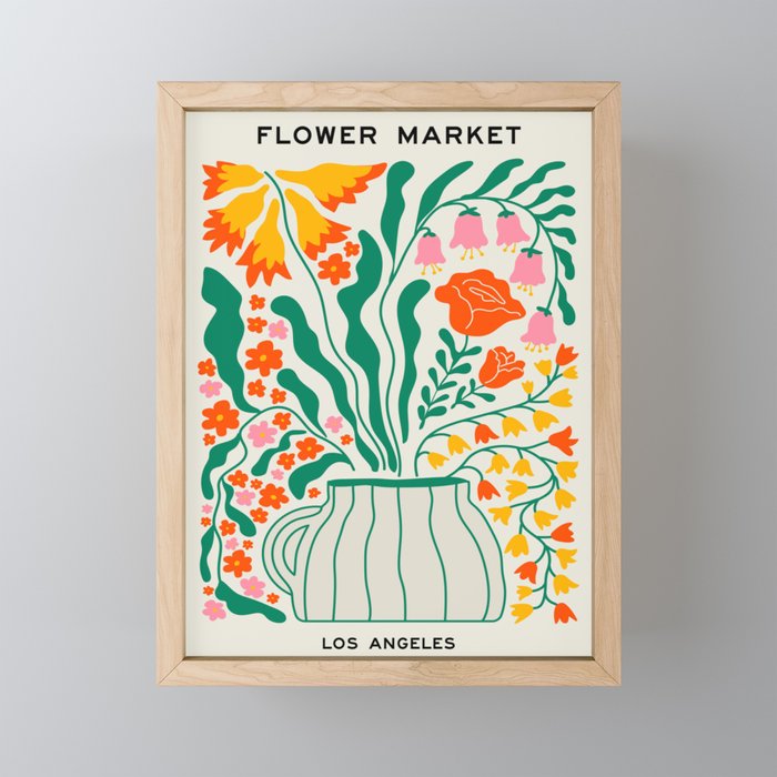 Flower Market 05: Los Angeles Mini Art Print Gallery Image 1