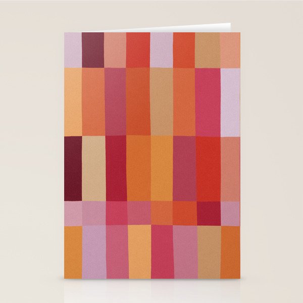 Color Blocks / Summer Fields Stationery Card Gallery Image 2