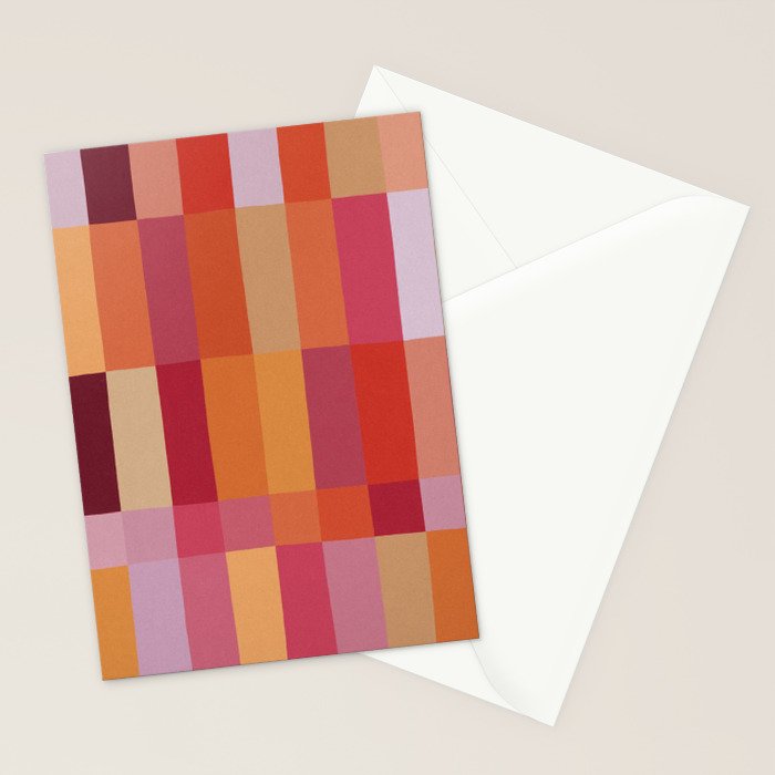 Color Blocks / Summer Fields Stationery Card Gallery Image 2