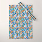 Blue Safari Adventure Wrapping Paper Gallery Image 1