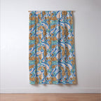Blue Safari Adventure Window Curtain Gallery Image 3