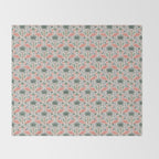 Palm Flamingos Tropical Throw Blanket Gallery Image 2