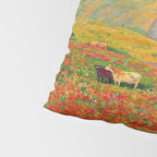 Václav Radimský (1867-1946) Normandy coast in bloom Impressionist Landscape Painting Bright Colors Pillow Sham Gallery Image 4