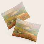 Václav Radimský (1867-1946) Normandy coast in bloom Impressionist Landscape Painting Bright Colors Pillow Sham Gallery Image 3