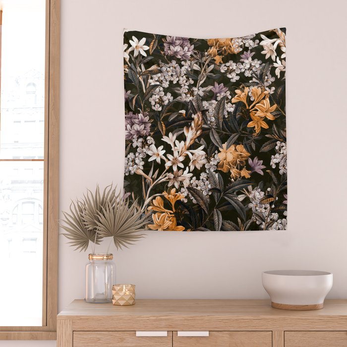 Dark Garden Wall Tapestry Gallery Image 2