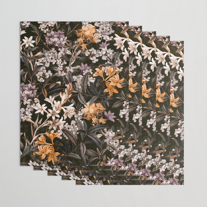 Dark Garden Wrapping Paper Gallery Image 3