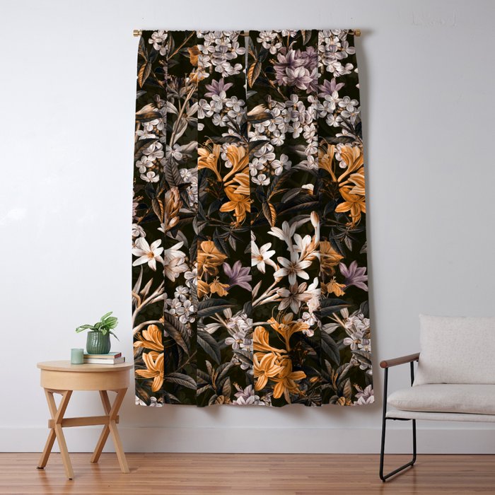Dark Garden Window Curtain Gallery Image 5