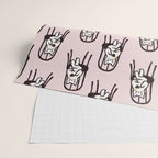 Tea time with cat Wrapping Paper Gallery Image 2