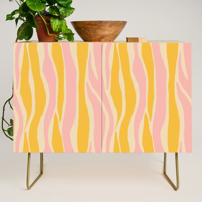 Wavy summer stripe Credenza Gallery Image 1