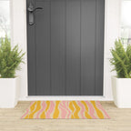 Wavy summer stripe Welcome Mat Gallery Image 3