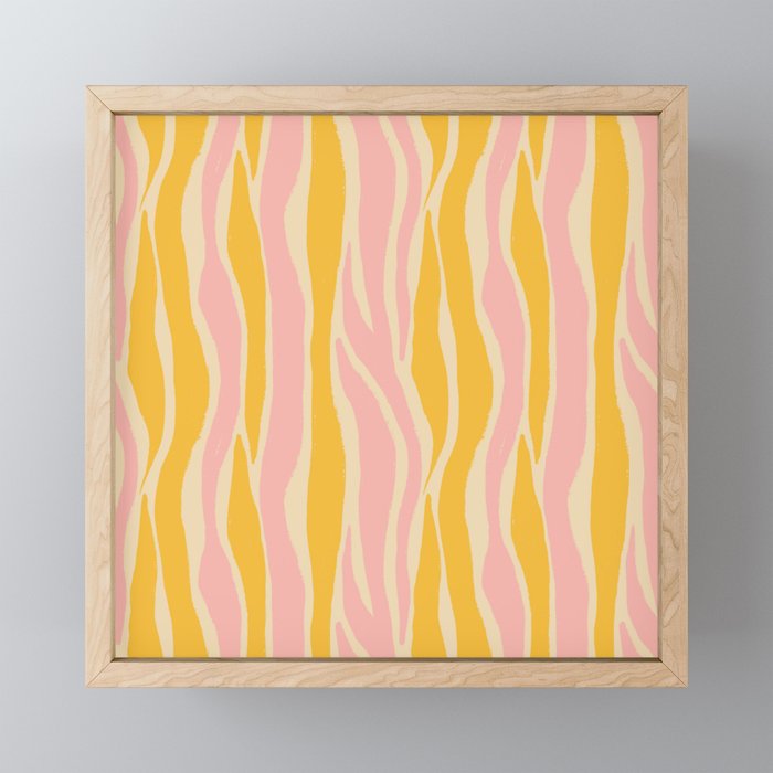 Wavy summer stripe Mini Art Print Gallery Image 1