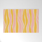 Wavy summer stripe Welcome Mat Gallery Image 1