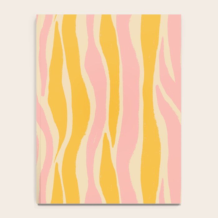 Wavy summer stripe Notebook Gallery Image 4