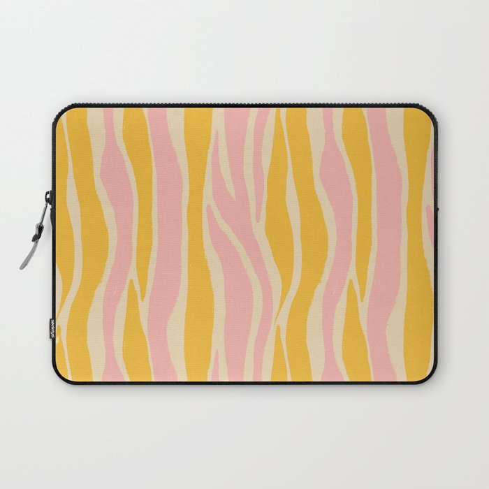 Wavy summer stripe Laptop Sleeve Gallery Image 1