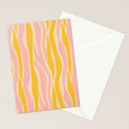 Wavy summer stripe Stationery Card Gallery Image 2