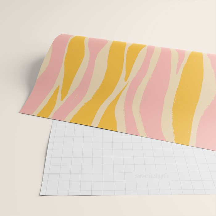 Wavy summer stripe Wrapping Paper Gallery Image 2