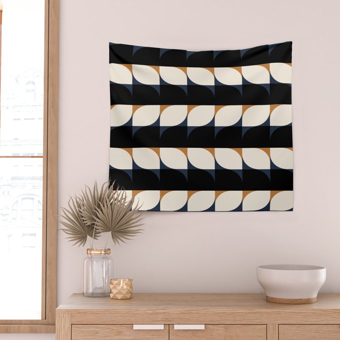 Almond Shapes Pattern II Wall Tapestry Gallery Image 2