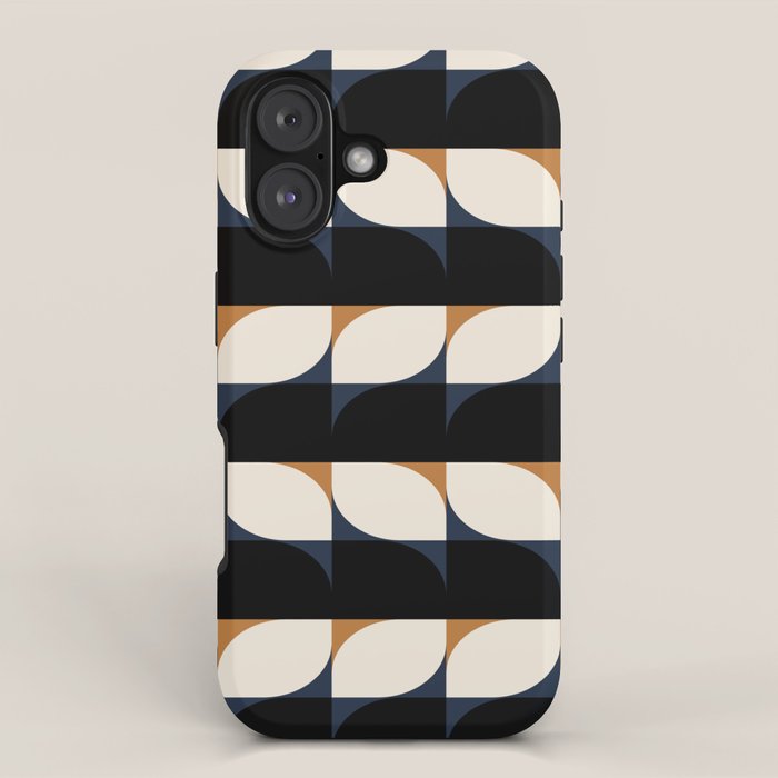 Almond Shapes Pattern II iPhone Case Gallery Image 1