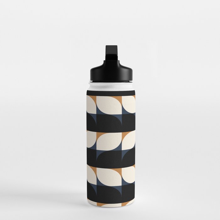 Almond Shapes Pattern II Water Bottle Gallery Image 3