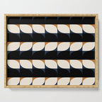 Almond Shapes Pattern II Serving Tray Gallery Image 1