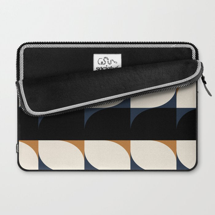 Almond Shapes Pattern II Laptop Sleeve Gallery Image 2