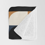 Almond Shapes Pattern II Throw Blanket Gallery Image 3
