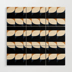 Almond Shapes Pattern II Wood Wall Art Gallery Image 1