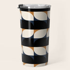 Almond Shapes Pattern II Travel Mug Gallery Image 3